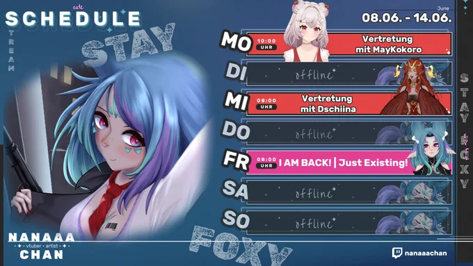 #gervtuber #art #vtuber #cute #streams #schedule