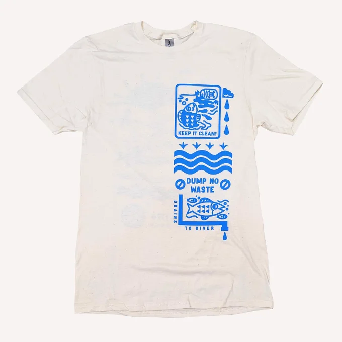 Front of the Keep It Clean tee on a white background.