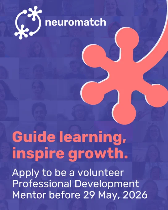 Guide learning, inspire growth. 

Apply to be a volunteer Professional Development Mentor before 29 May, 2026.