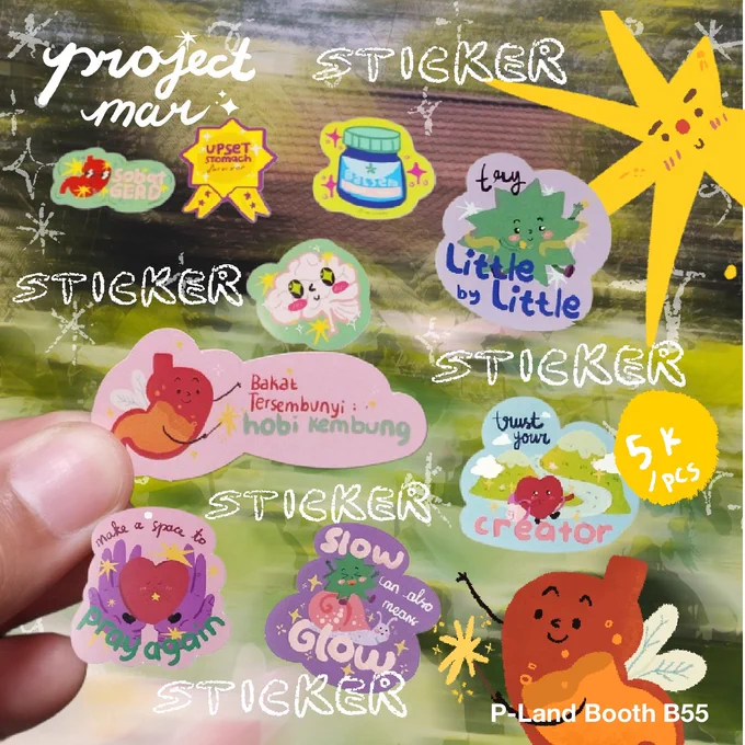 Sticker Tema Kesehatan dan Self Awareness