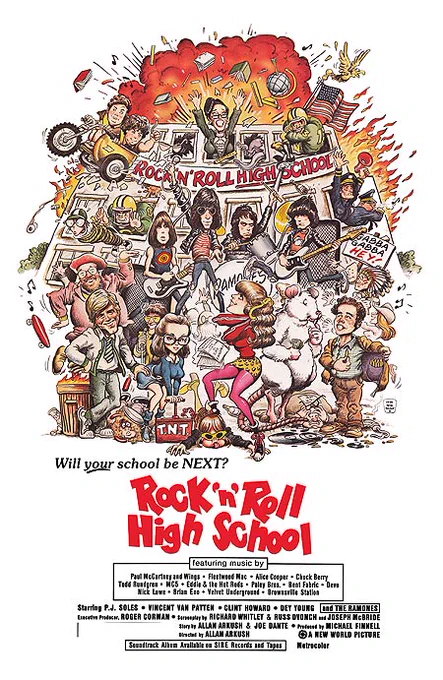 Rock 'n' Roll High School Poster