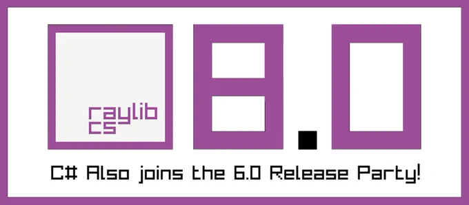 raylib-cs updated to latest raylib 6.0, supporting up to .NET 10