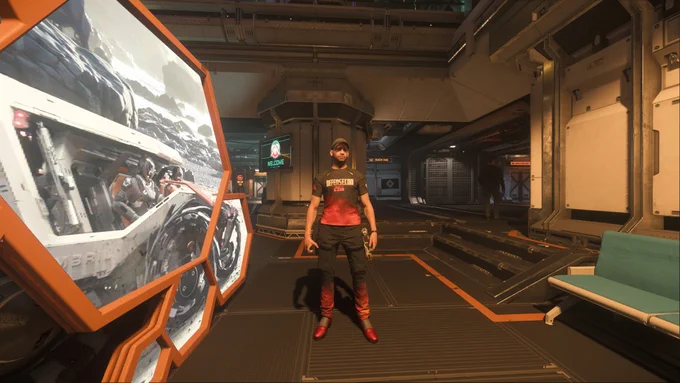 Just chilling at Seraphim station after Defense Con Tour.