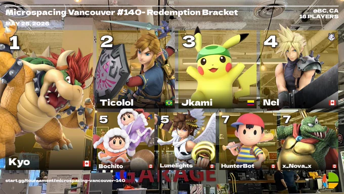 MSV#140 Redemption Top 8