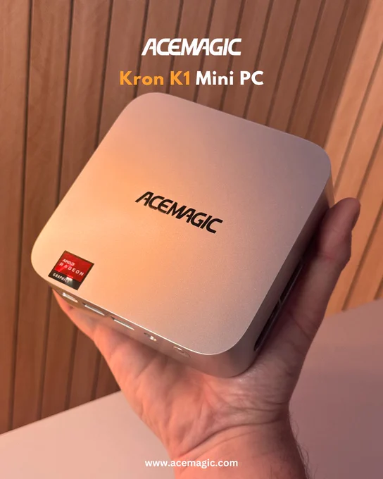 テックファンの皆さん、これはあなたのためです！ 🖥️🙌
ACEMAGIC Kron K1 #ミニPC は Ryzen のスピードとトリプルスクリーンの魔法をあなたのデスクに届けます 🎯✨

🏷️割引コード : ACEFAN3 👉 𝗮𝗰𝗲𝗺𝗮𝗴𝗶𝗰.𝗷𝗽
🛒https://bit.ly/AceMagic_K1_miniPC_JP
#acemagicK1 #ミニPC #acemagicミニPC #コンピュータ