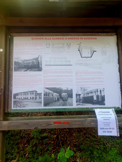 Ex Guidovia, da Gaiazza (GE) al Santuario di N.S. della Guardia