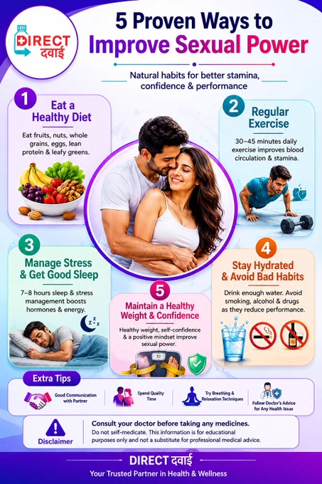 5 Ways to improve sexual power