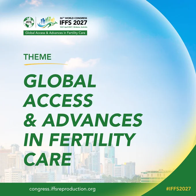 	
The IFFS 26th World Congress 2027 is proud to be guided by a theme that reflects both the opportunities and responsibilities shaping reproductive medicine today: Global Access & Advances in Fertility Care.

Around the world, individuals and families continue to face barriers to fertility care, while scientific innovation is rapidly transforming what is possible in prevention, diagnosis and treatment. This congress will bring together clinicians, researchers, embryologists, nurses, counsellors, allied health professionals, policymakers and industry leaders to explore how progress can be translated into more equitable access and better patient outcomes worldwide.

Join the global community helping shape what comes next in reproductive medicine: https://congress.iffsreproduction.org/

#IFFS2027 #IFFS26thWorldCongress2027 #FertilityCare #ReproductiveMedicine #GlobalHealth