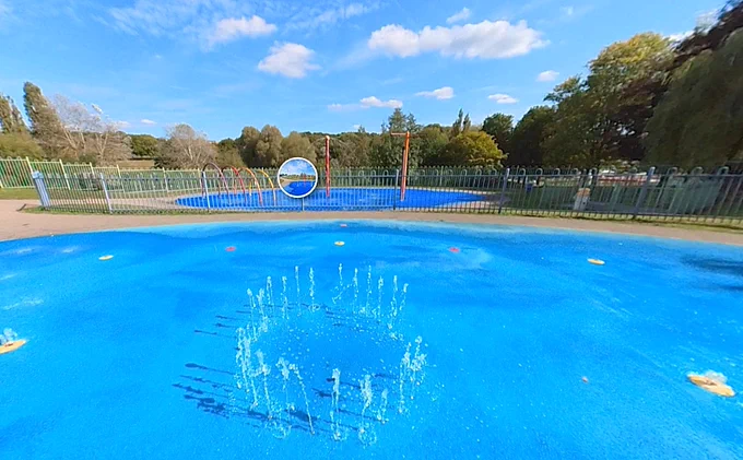 Splash park in Stevenage
