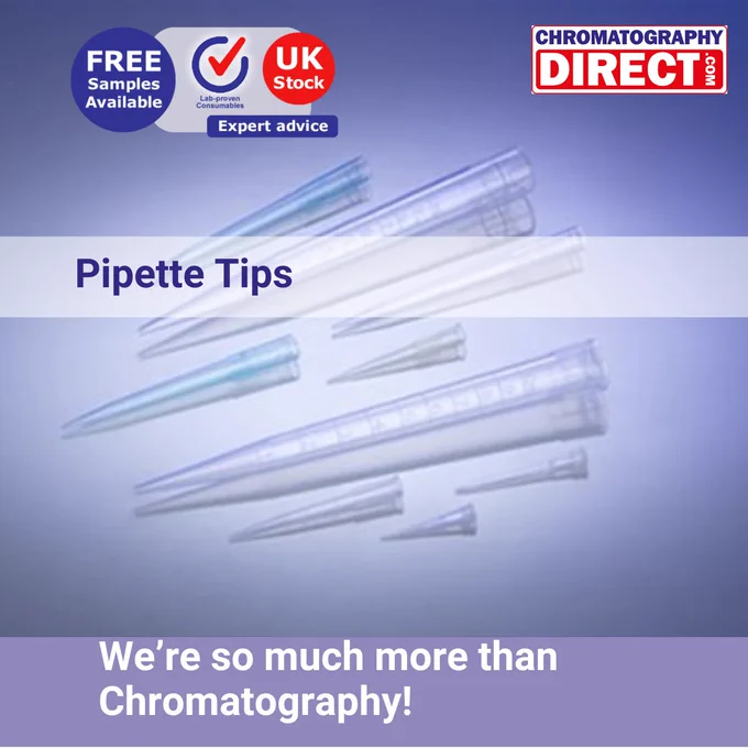 We're so much more than chromatography - pipette tips