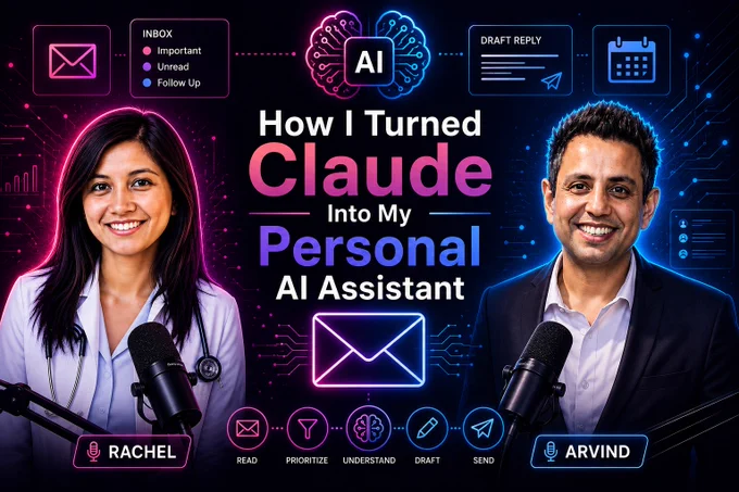 How I Turned Claude Into My Personal AI Assistant | Arvind Sarin x Dr. Rachel Rizal