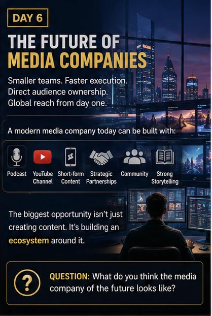 The next generation of media companies may look very different from traditional studios.