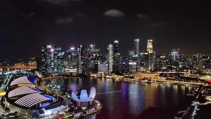Singapore skyline SGX SPAC