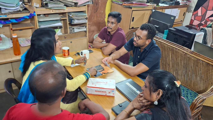 William Lodge II visited with community-based organizations supporting LGBTQ  communities in Chennai as part of his community-engaged research focused on HIV, aging and LGBTQ  health equity in India. photo/provided