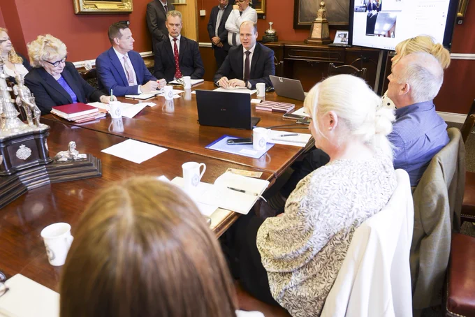 Minister Lyons launching the Veterans Support Line NI at the Royal Ulster Rifles Regimental Museum in Belfast.