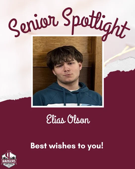 Class of 2026 senior spotlight Elias Olson