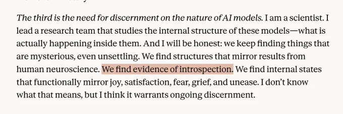 From Chris Olah's remarks on Pope Leo's encyclical on AI