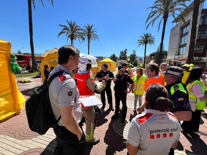 S’ha posat a prova la coordinació entre els equips interns i els diferents cossos operatius