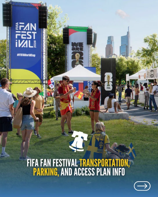 Rendering of the FIFA Fan Festival in Philadelphia.