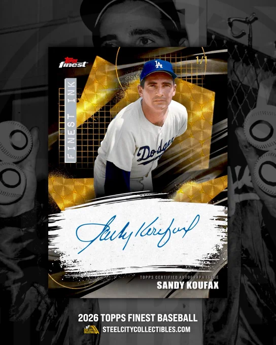 FIRST LOOK at 2026 Topps Finest Baseball
