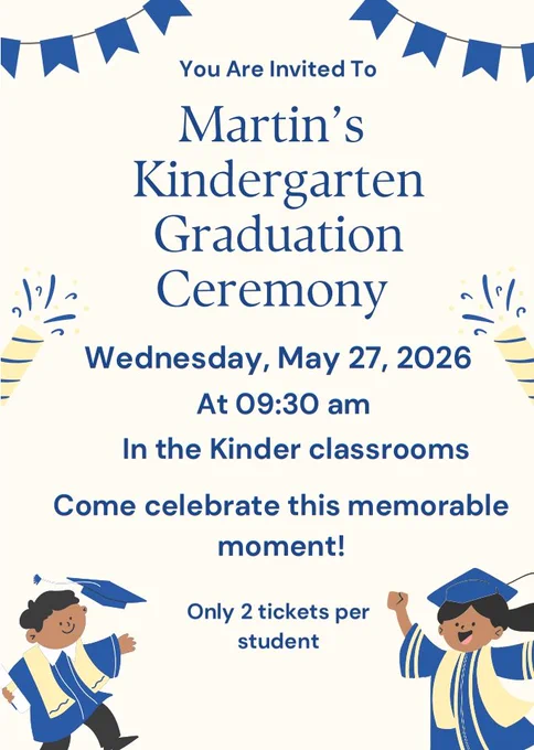 Martin kindergarten celebration