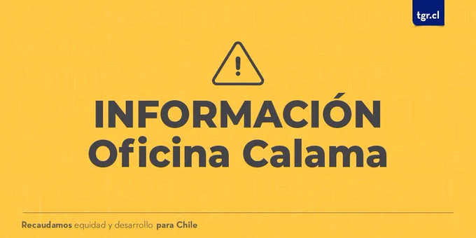 Información oficina Calama.
