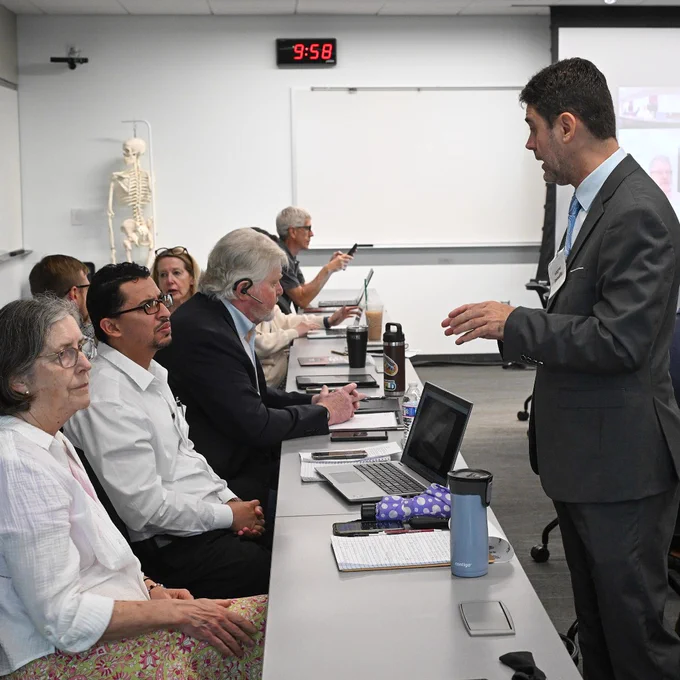 UMES School of Agricultural and Natural Sciences faculty present research to Delmarva Land and Litter Collaborative.