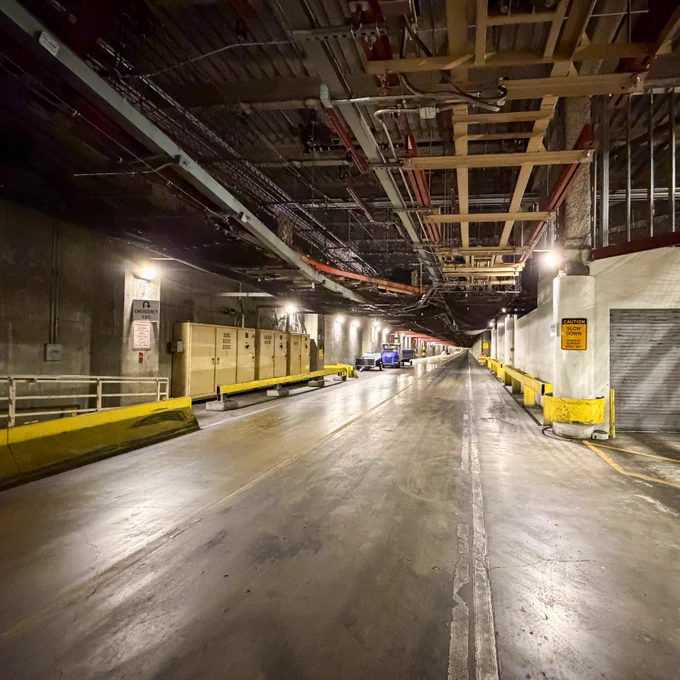 Underground tunnels at DEN