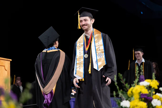Brayden Banks focused his education on environmental policy, backed by experience in conservation research. He graduated with a major in political science, along with five minors and three certificates.