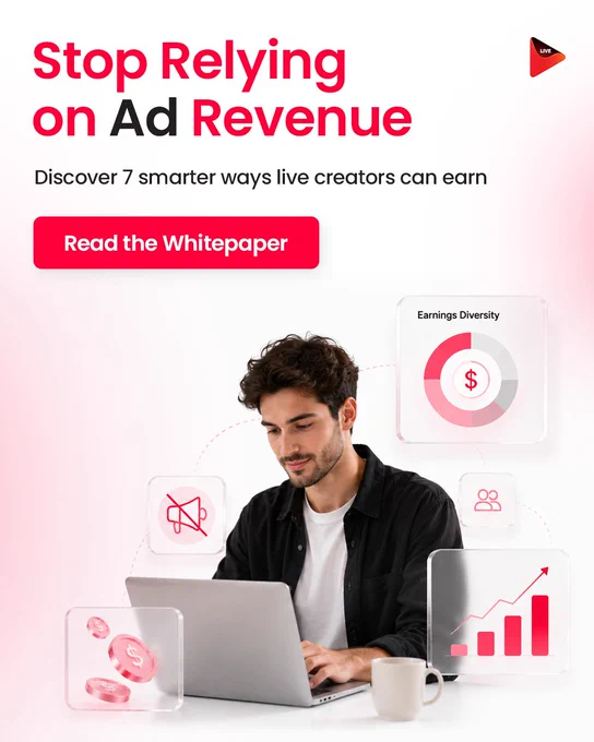 Person working on a laptop surrounded by icons representing earnings diversity, muted notifications, and financial growth charts.