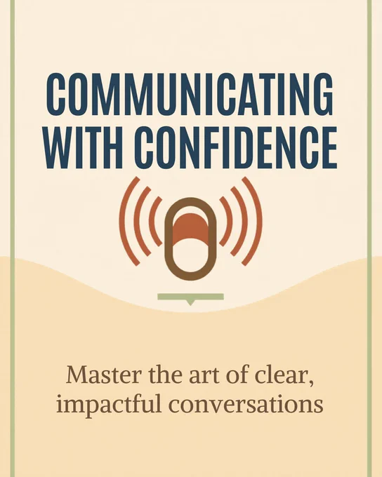 Communicating with Confidence.  Master the art of clear, impactful conversations.