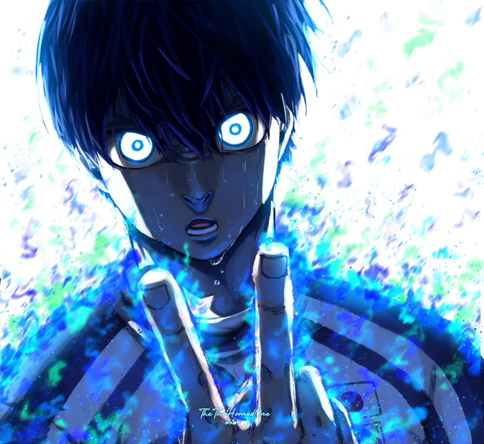 Blue lock Chapter 347 Isagi Yoichi Manga coloring