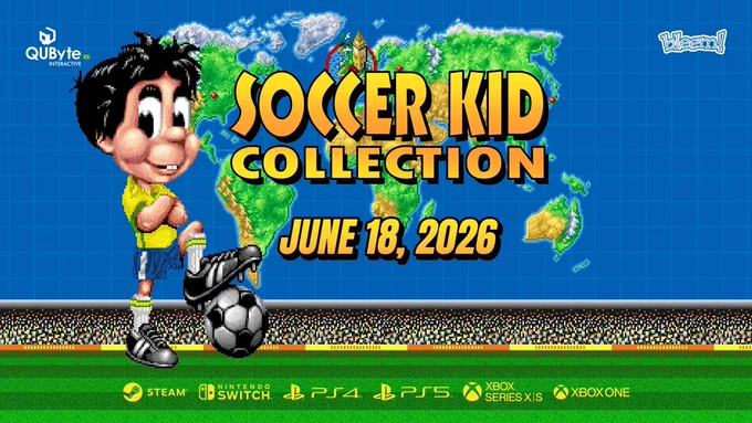 QUByte | Soccer Kid Collection llegará en junio a consolas y PC