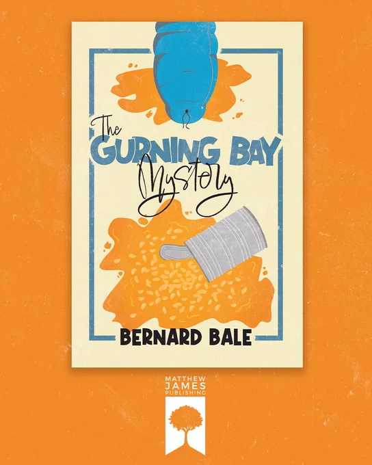 Cover of The Gurning Bay Mystery on an orange background