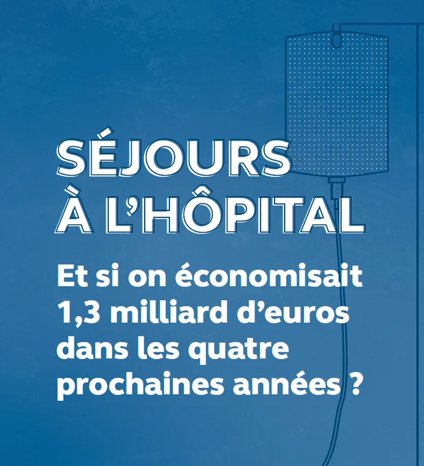 Séjours à l'hôpital : et si on économisait 1,3 milliard d'euros dans les quatre prochaines années ?