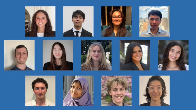 collage of headshots of the SRP interns for 2026