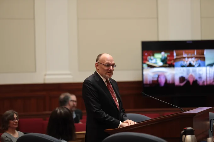 Justice Stephen Goorvitch at May 22 confirmation hearing