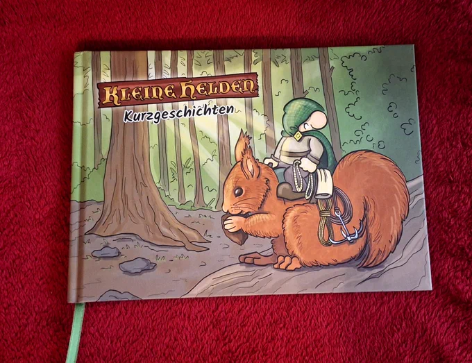 Das Buch "Kleine Helden - Kurzgeschichten" von außen. 