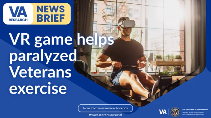 VR game helps paralyzed Veterans exercise 
