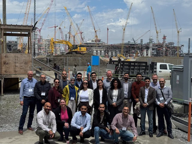 Delegation site visit to Sempra Infrastructure  Port Arthur LNG export terminal
