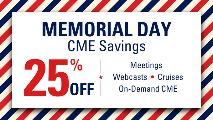 25% off CME through May 29 at midnight.