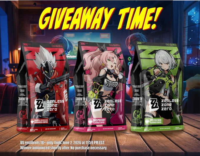 Zenless Zone Zero Coffee Products Hoyoverse Giveaway 
