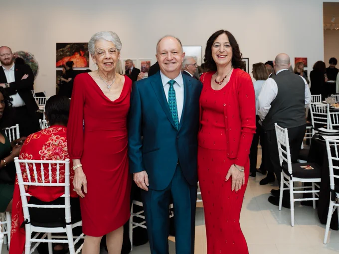 A Staller Gala attendee, my husband Arturo and I at the 2026 Staller Center Gala.
