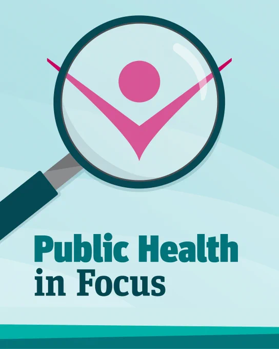 An illustration of a magnifying glass looking at the Public Health Sudbury & Districts logo.

Public Health in Focus