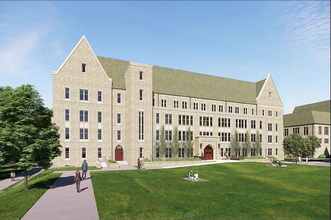 Rendering of Carney Hall