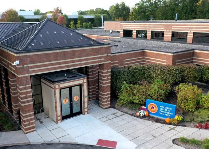 The brick exterior of Kirk Gibson Center For Parkinson's Wellness.