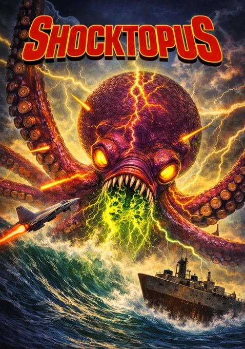Poster for the feature film SHOCKTOPUS (2026).