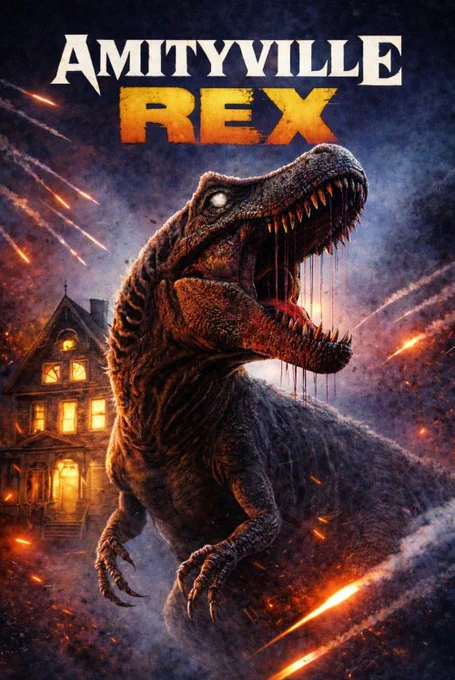 Poster for the feature film AMITYVILLE REX (2026).