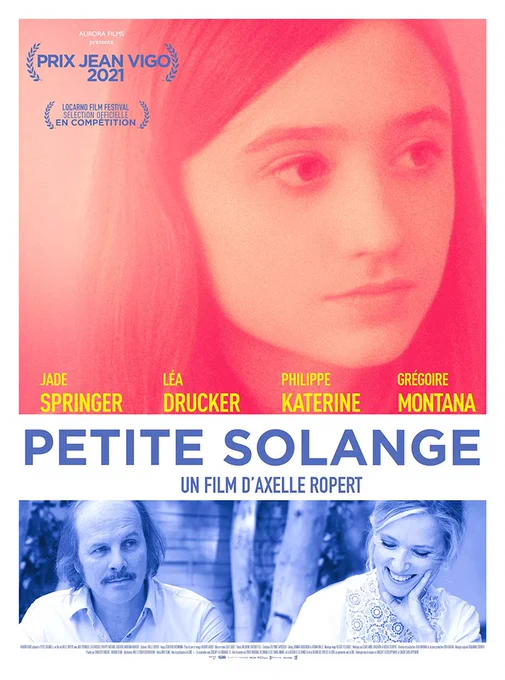 Cartell promocional de Petite Solange, un film d'Axelle Ropert.