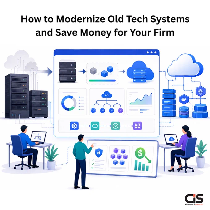 Old technology systems often create bottlenecks, high maintenance costs & integration issues.

Learn how strategic modernization helps businesses reduce risk & maximize ROI.

https://www.cisin.com/coffee-break/legacy-system-modernization-a-cto-s-decision-framework-for-minimizing-risk-and-maximizing-roi.html

#BusinessTechnology #CloudMigration #LegacySystems #CISIN